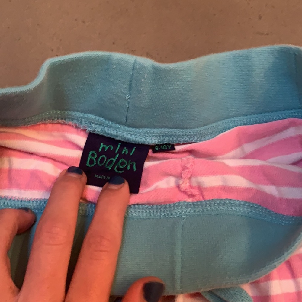 Mini Boden Size 10 Striped Skort - Picture 3 of 4